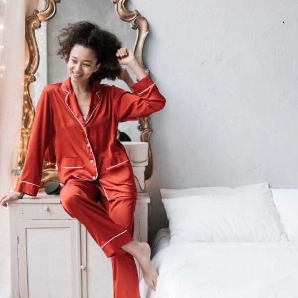 Bayan Saten Pijama Takımı